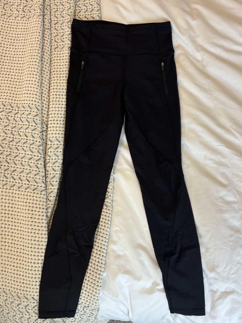 lululemon athletica Black High-Rise Zip Pocket Leggings
